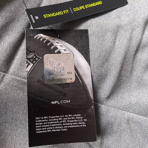 Nike Mens XL Miami Dolphins 1/4 Zip Long Sleeve Shirt Jacket DriFit Grey N02506G - Picture 6 of 9